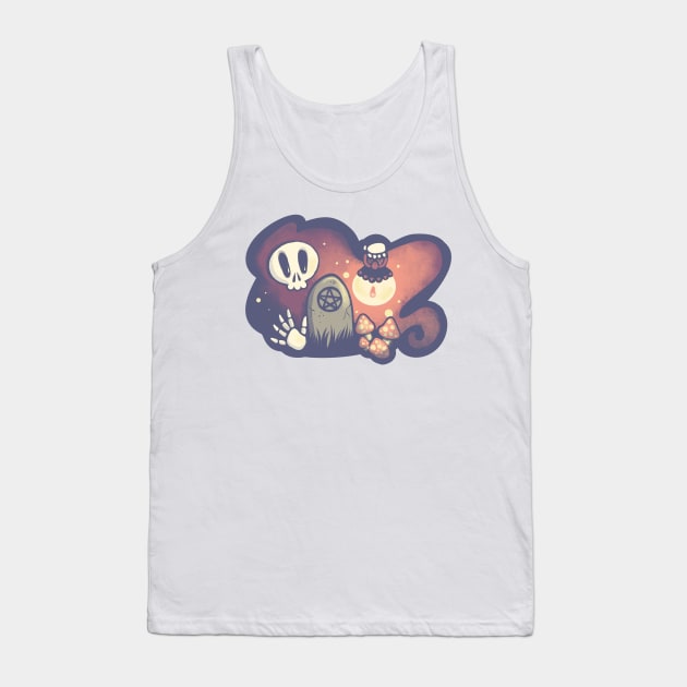 A Grim Stroll Tank Top by Mushabon